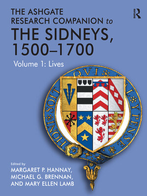 cover image of The Ashgate Research Companion to the Sidneys, 1500-1700